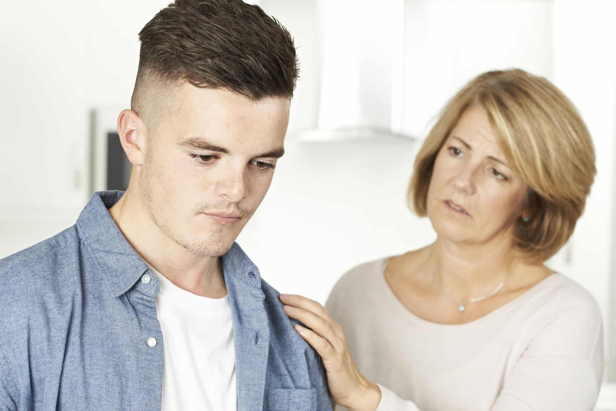 Mother Worried About Unhappy Teenage Son after he was in a car accident